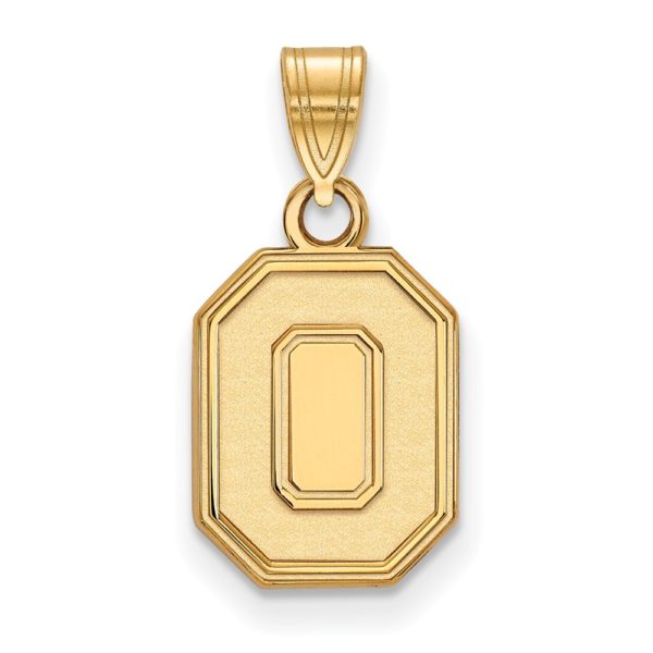 10k Yellow Gold Ohio State Small 'O' Pendant