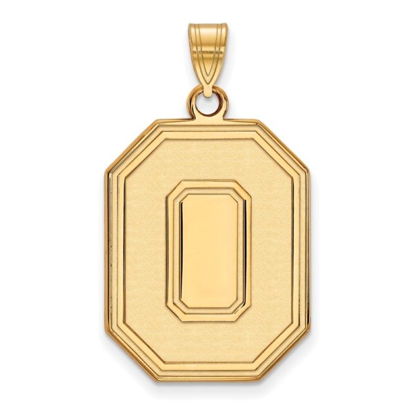 10k Yellow Gold Ohio State XL 'O' Pendant