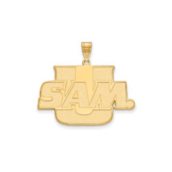 10k Yellow Gold Samford U. Large Pendant