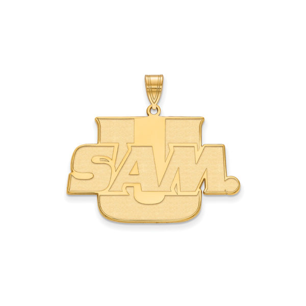 10k Yellow Gold Samford U. Large Pendant