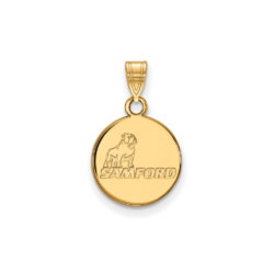 10k Yellow Gold Samford U. Small Mascot Logo Pendant