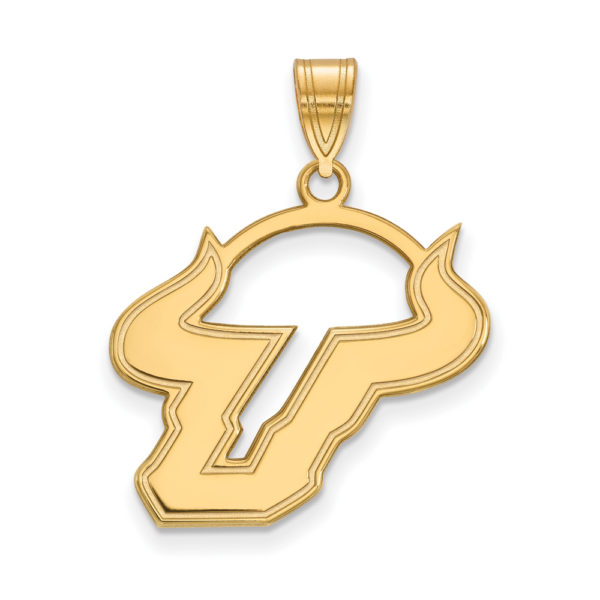 10k Yellow Gold South Florida Large Pendant