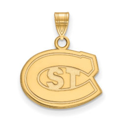 10k Yellow Gold St. Cloud State Small 'STC' Pendant