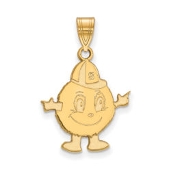 10k Yellow Gold Syracuse U. Large Mascot Pendant