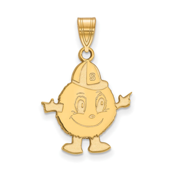 10k Yellow Gold Syracuse U. Large Mascot Pendant