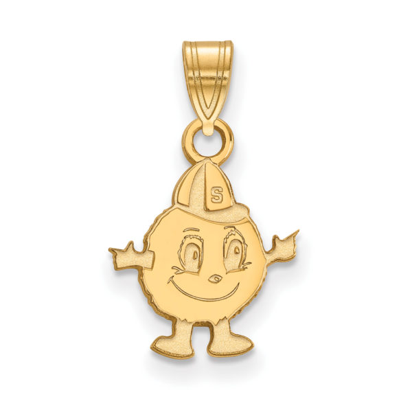 10k Yellow Gold Syracuse U. Small Mascot Pendant