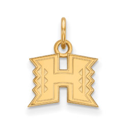 10k Yellow Gold The U. of Hawai'i XS (Tiny) Charm or Pendant