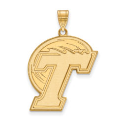 10k Yellow Gold Tulane U. XL Pendant