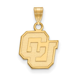 10k Yellow Gold U of Colorado Small Pendant