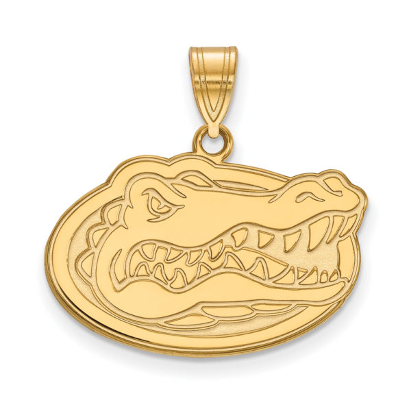 10k Yellow Gold U of Florida Medium Mascot Pendant