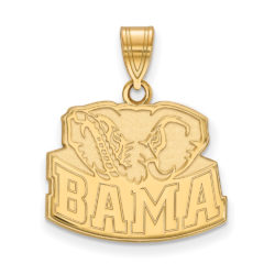 10k Yellow Gold U. of Alabama Medium Pendant