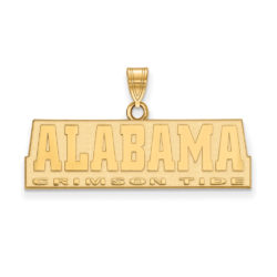 10k Yellow Gold U. of Alabama Small Script Pendant