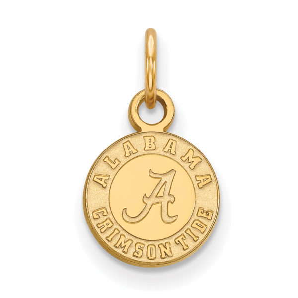 10k Yellow Gold U. of Alabama XS (Tiny) Charm or Pendant