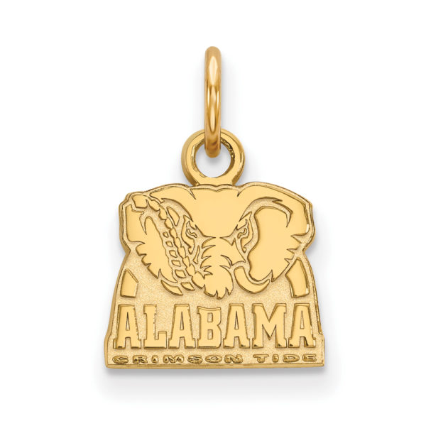 10k Yellow Gold U. of Alabama XS (Tiny) Logo Charm or Pendant