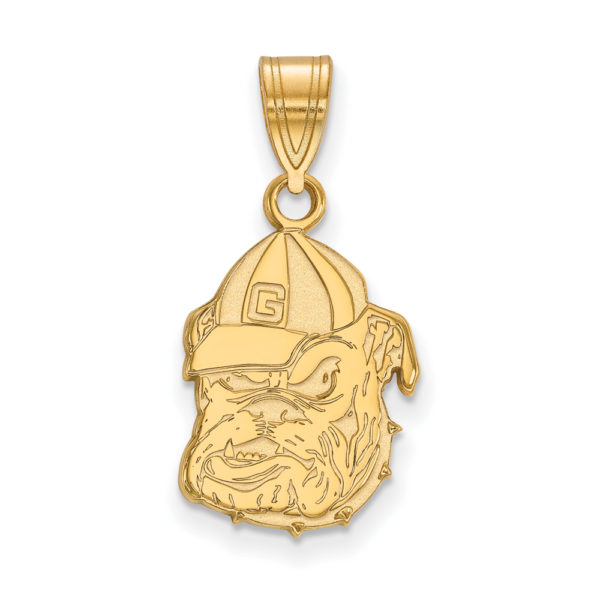 10k Yellow Gold U. of Georgia Medium Mascot Pendant