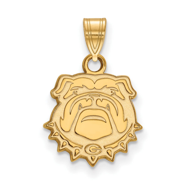 10k Yellow Gold U. of Georgia Small Bulldog Pendant