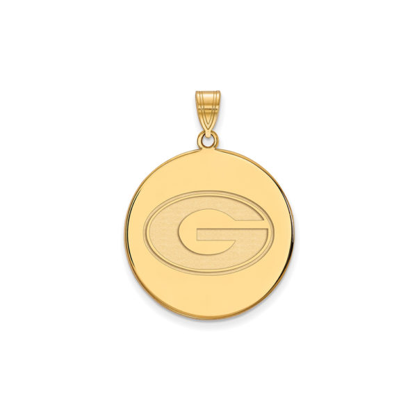 10k Yellow Gold U. of Georgia XL Disc 'G' Pendant