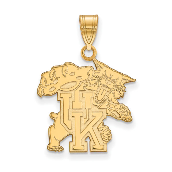 10k Yellow Gold U. of Kentucky Large Pendant