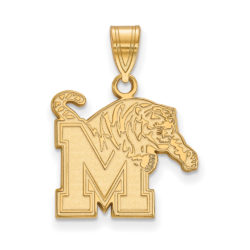 10k Yellow Gold U. of Memphis Medium Logo Pendant