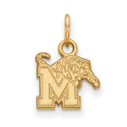 10k Yellow Gold U. of Memphis XS (Tiny) Logo Charm or Pendant