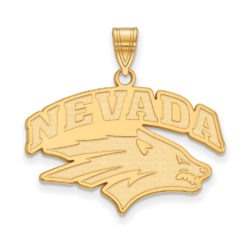 10k Yellow Gold U. of Nevada Large Logo Pendant