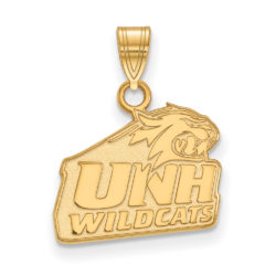 10k Yellow Gold U. of New Hampshire Small Logo Pendant