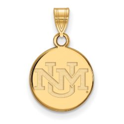 10k Yellow Gold U. of New Mexico Small Pendant