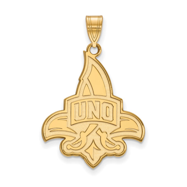 10k Yellow Gold U. of New Orleans XL Pendant