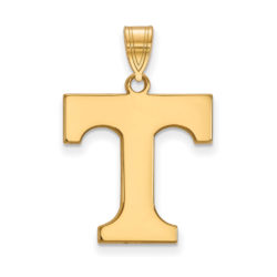 10k Yellow Gold U. of Tennessee Large Initial T Pendant