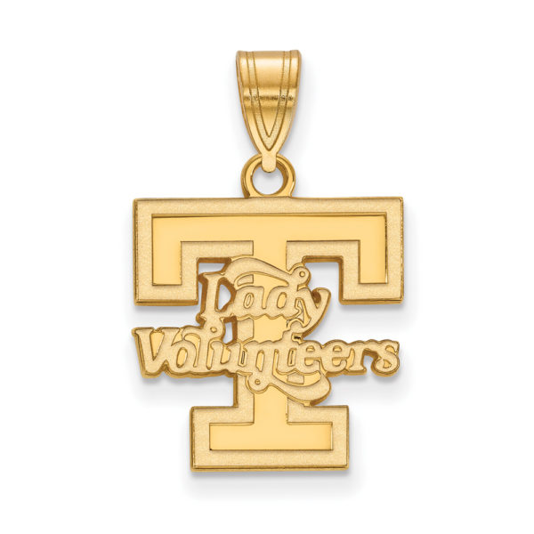 10k Yellow Gold U. of Tennessee Medium 'T' Logo Pendant