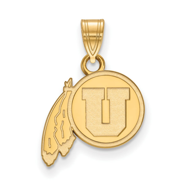 10k Yellow Gold U. of Utah Small Pendant