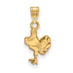 10k Yellow Gold Virginia Tech Small Mascot Logo Pendant