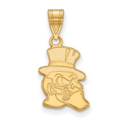 10k Yellow Gold Wake Forest U. Medium Mascot Pendant