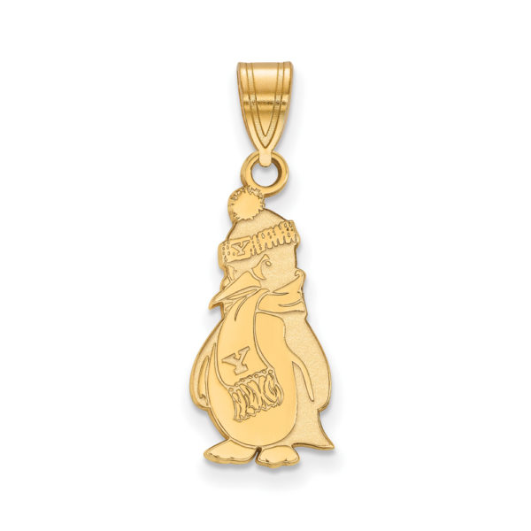 10k Yellow Gold Youngstown State Large Logo Pendant