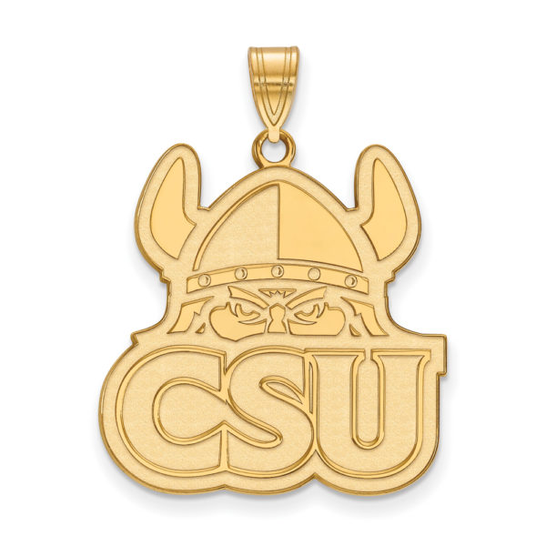 14k Gold Plated Silver Cleveland State XL Pendant