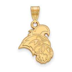 14k Gold Plated Silver Coastal Carolina U Medium Pendant