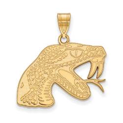 14k Gold Plated Silver Florida A&M U Large Pendant