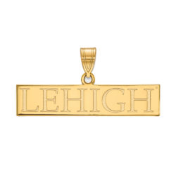 14k Gold Plated Silver Lehigh U Large Pendant