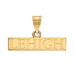 14k Gold Plated Silver Lehigh U Small Pendant