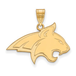 14k Gold Plated Silver Montana State Univ. Large Pendant