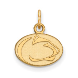 14k Gold Plated Silver Penn State XS (Tiny) Charm or Pendant