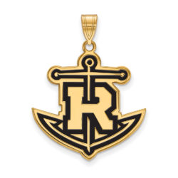 14k Gold Plated Silver Rollins College XL Enamel Pendant