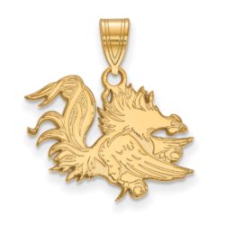 14k Gold Plated Silver South Carolina Medium Pendant