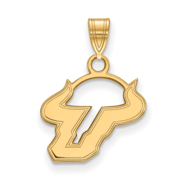 14k Gold Plated Silver South Florida Small Pendant