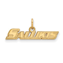 14k Gold Plated Silver Southern Illinois U. XS (Tiny) Charm or Pendant