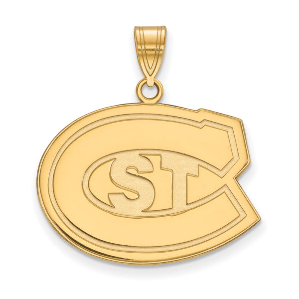 14k Gold Plated Silver St. Cloud State U. Large Pendant