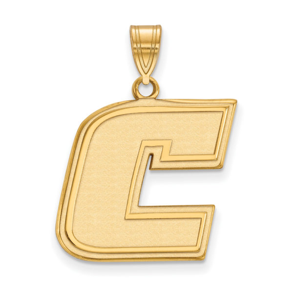 14k Gold Plated Silver U of Tennessee Chattanooga LG Initial C Pendant