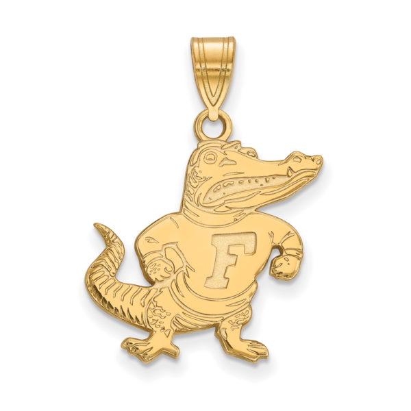 14k Gold Plated Silver U. of Florida Large Pendant