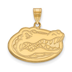 14k Gold Plated Silver U. of Florida Medium Mascot Pendant