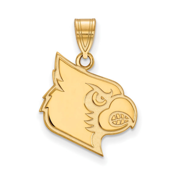 14k Gold Plated Silver U. of Louisville Large Pendant